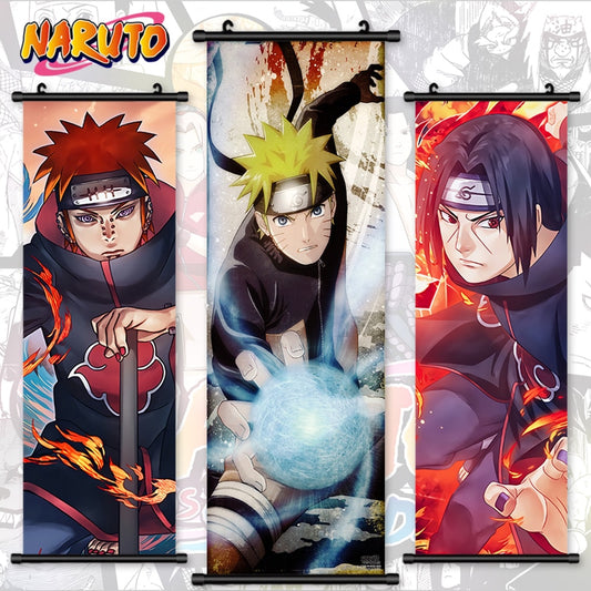 Anime Naruto Canvas Wall Art Kakashi Uzumaki Namikaze Poster Decoration