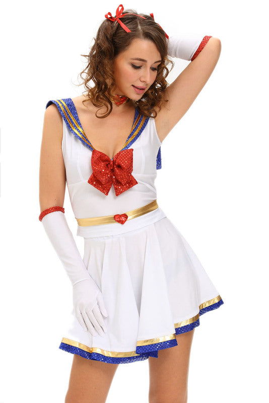 5pcs Anime Sailor Heroine Costume