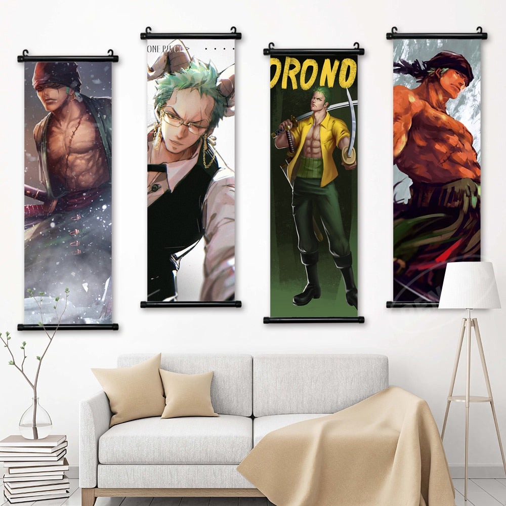 One Piece Anime Wall Art - Canvas Prints for Home Room Decoration