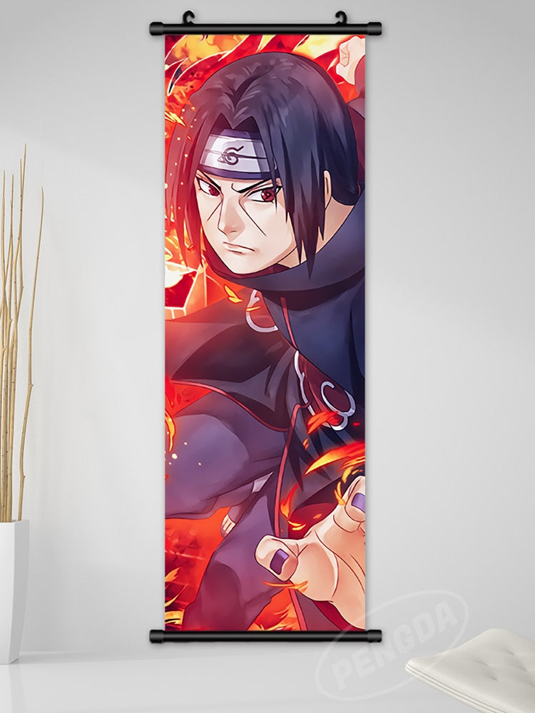 Anime Naruto Canvas Wall Art Kakashi Uzumaki Namikaze Poster Decoration