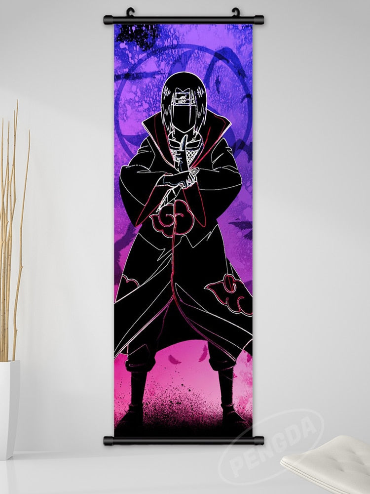 Anime Naruto Canvas Wall Art - Kakashi, Uzumaki, Minato Poster