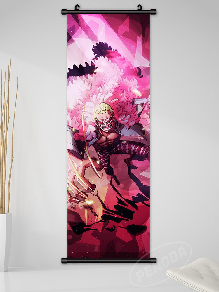 Anime One Piece Canvas Wall Art - Luffy, Nami, Zoro, Sanji, Hancock