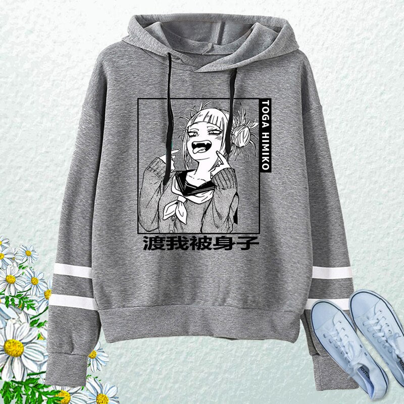 My Hero Academia Himiko Toga Hoodie: Anime Streetwear Sweatshirt