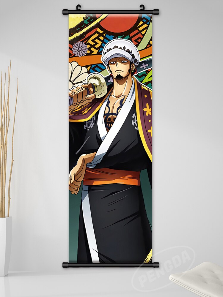 Anime One Piece Canvas Wall Art - Luffy, Nami, Zoro, Sanji, Hancock