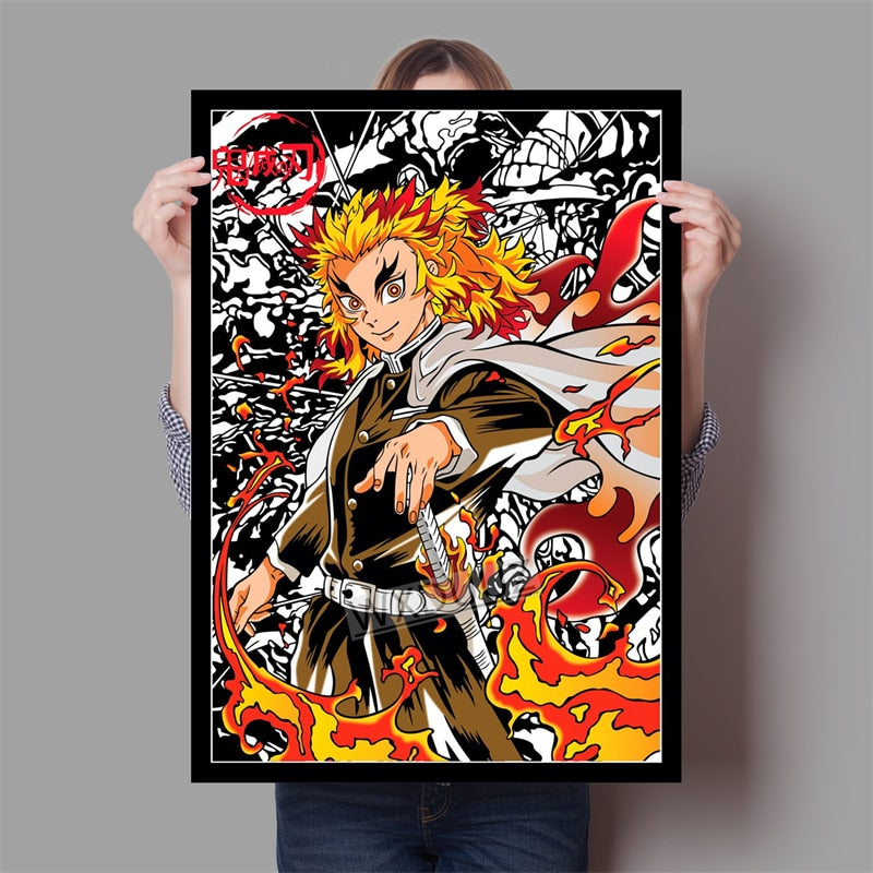 Demon Slayer Anime Canvas Wall Art