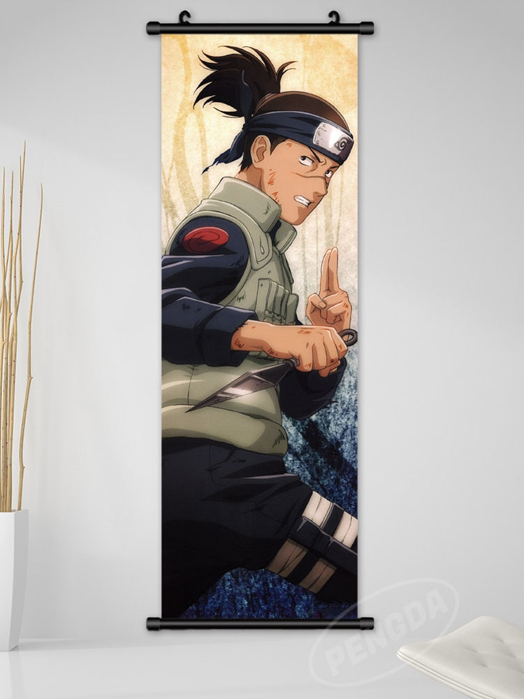 Anime Naruto Canvas Wall Art Kakashi Uzumaki Namikaze Poster Decoration