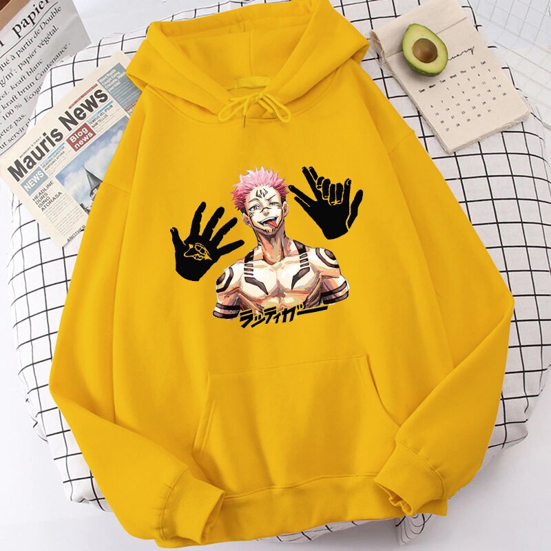 Japanese Anime Sukuna Hoodies - Jujutsu Kaisen Sweatshirts