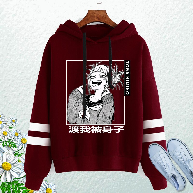 My Hero Academia Himiko Toga Hoodie: Anime Streetwear Sweatshirt