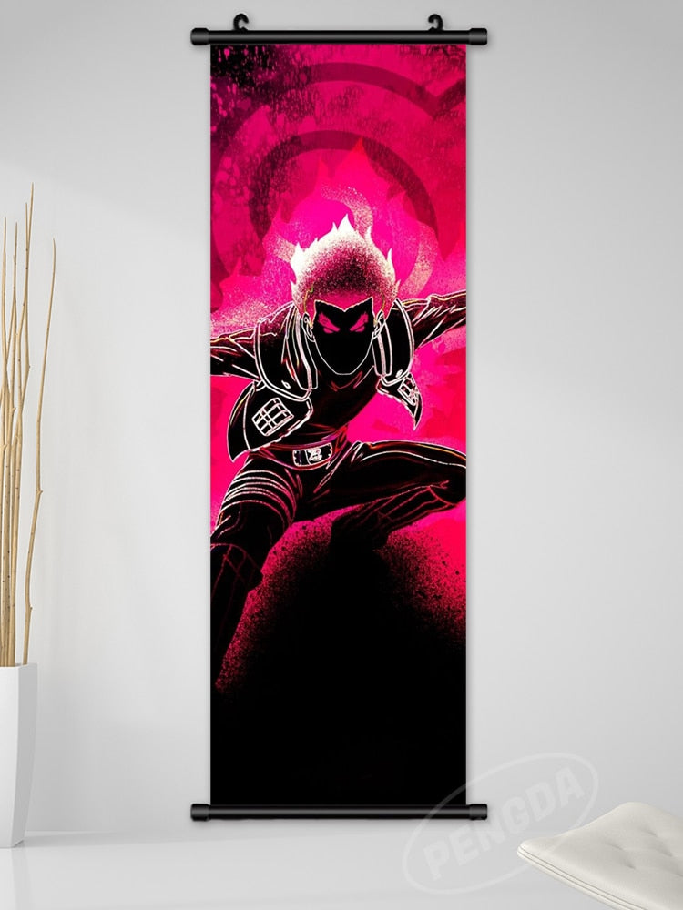 Anime Naruto Canvas Wall Art - Kakashi, Uzumaki, Minato Poster