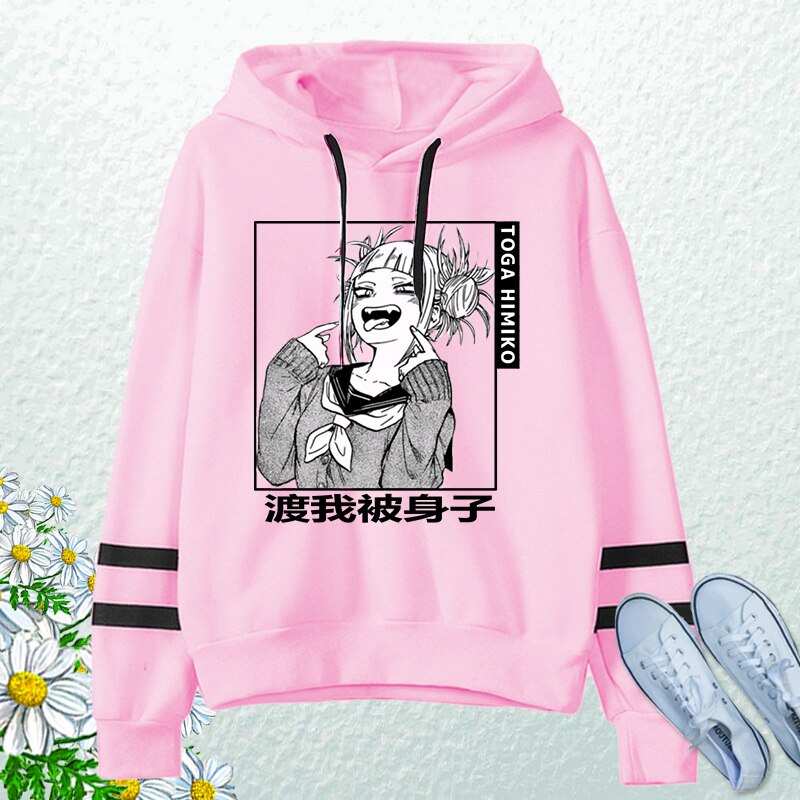 My Hero Academia Himiko Toga Hoodie: Anime Streetwear Sweatshirt