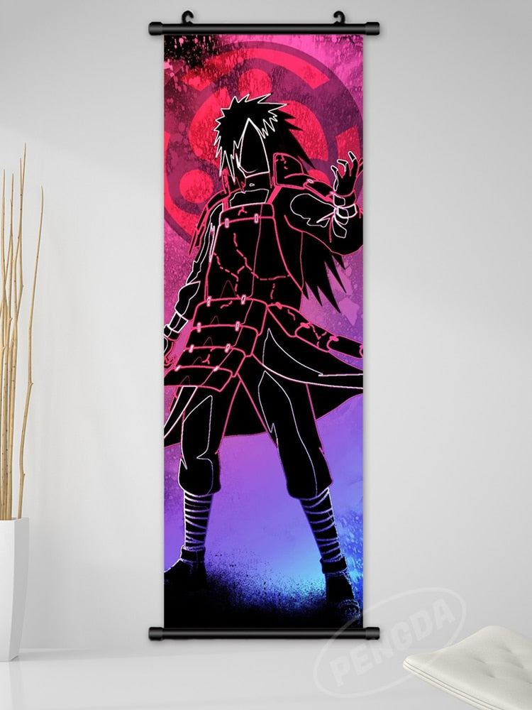 Anime Naruto Canvas Wall Art - Kakashi, Uzumaki, Minato Poster