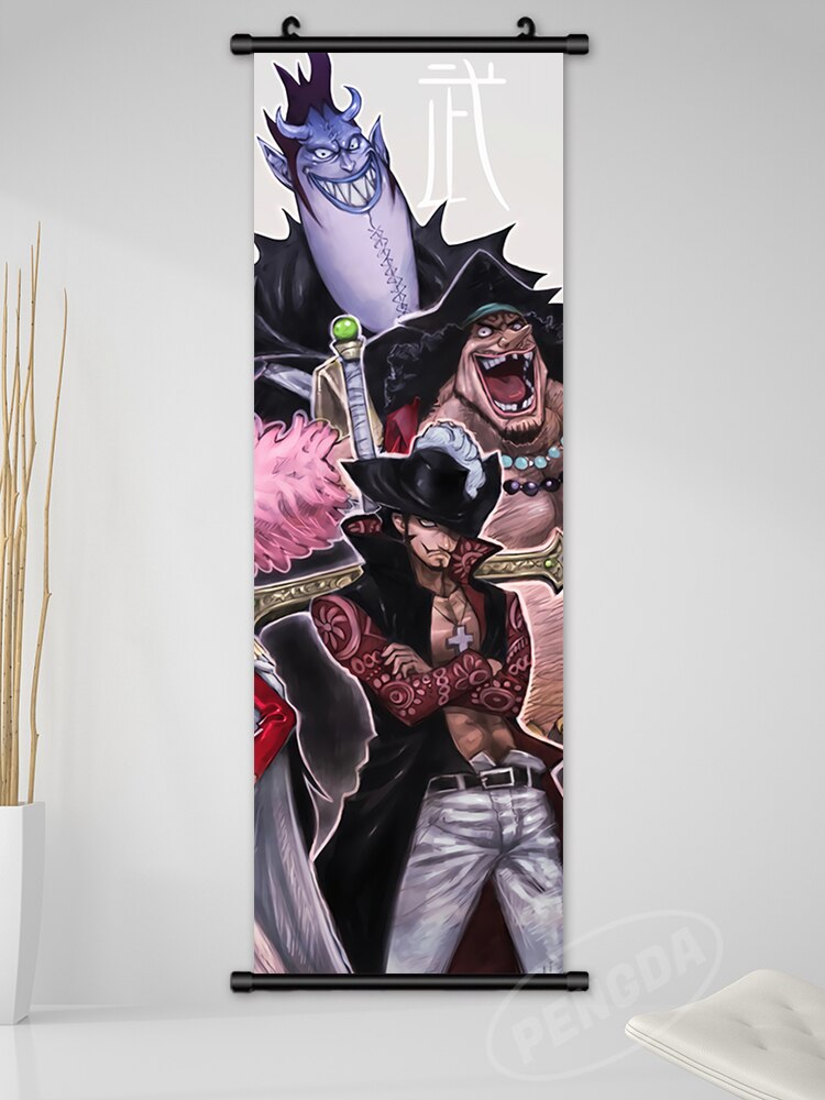 Anime One Piece Canvas Wall Art - Luffy, Nami, Zoro, Sanji, Hancock