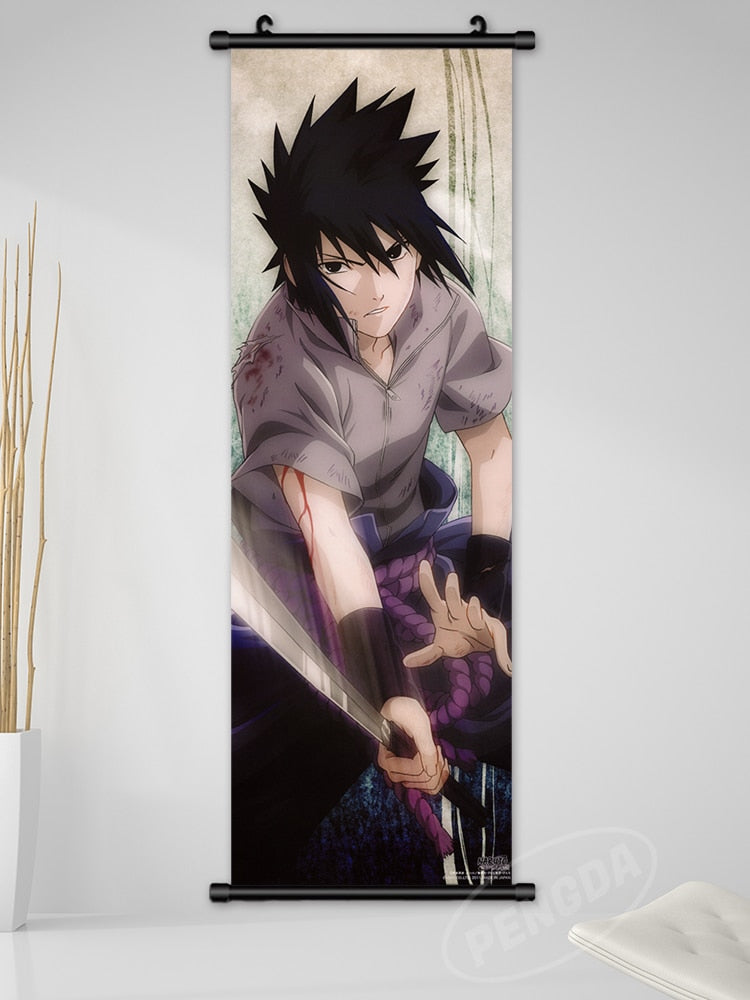 Anime Naruto Canvas Wall Art Kakashi Uzumaki Namikaze Poster Decoration