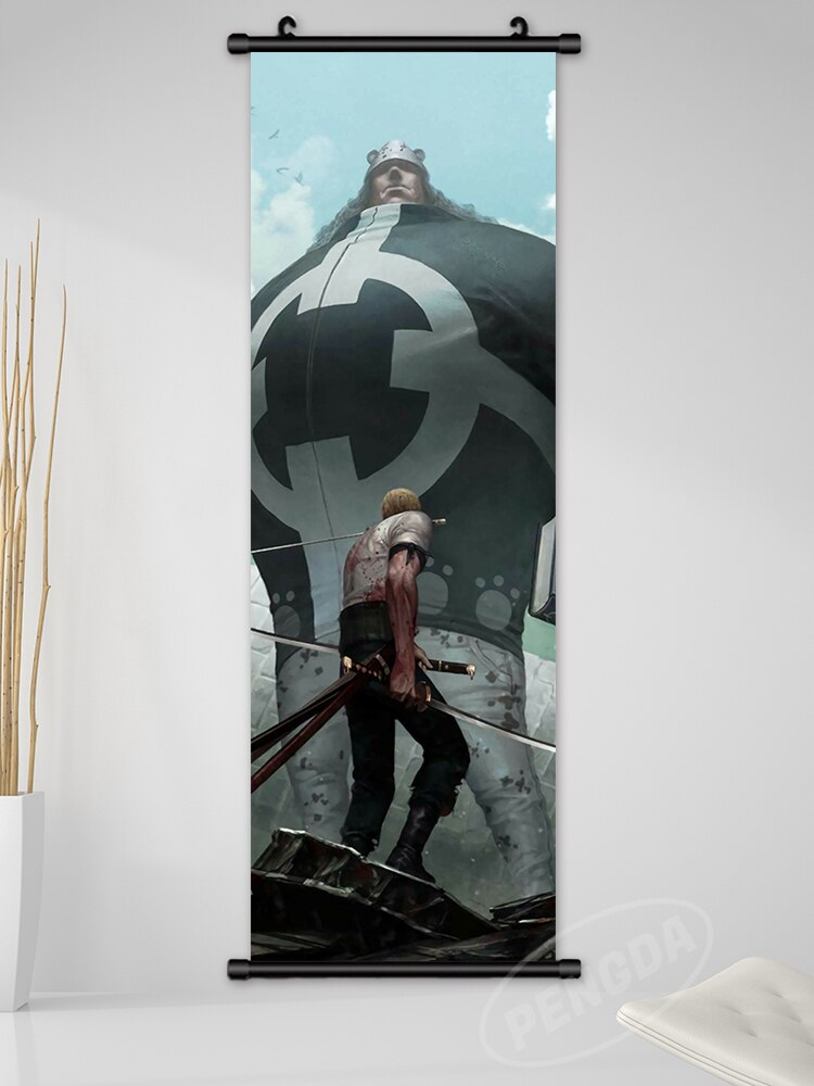 Anime One Piece Canvas Wall Art - Luffy, Nami, Zoro, Sanji, Hancock