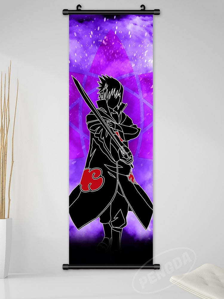 Anime Naruto Canvas Wall Art - Kakashi, Uzumaki, Minato Poster