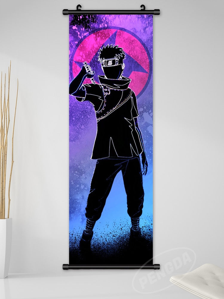 Anime Naruto Canvas Wall Art - Kakashi, Uzumaki, Minato Poster