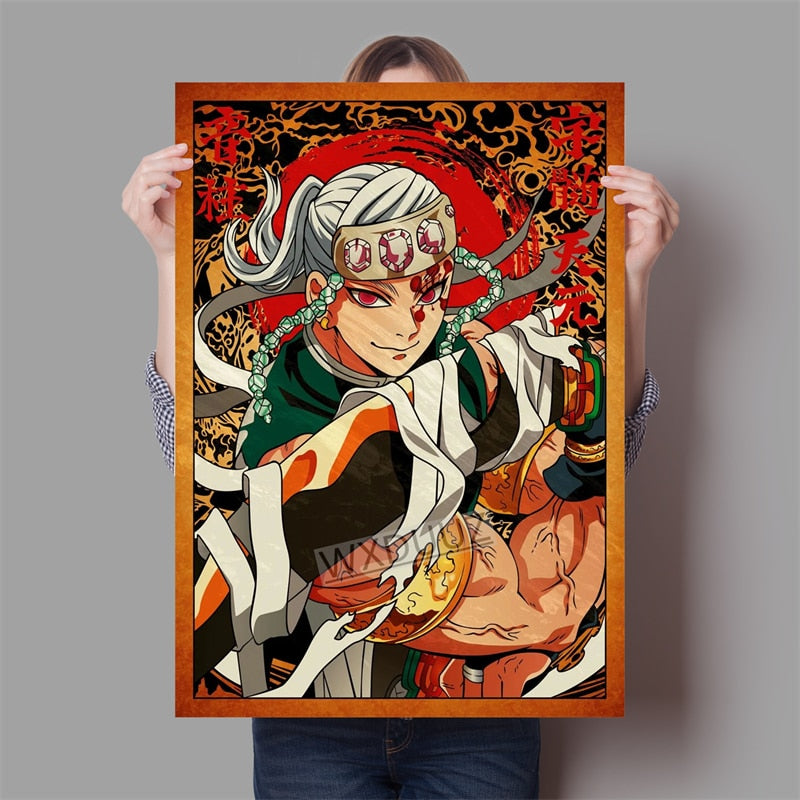 Demon Slayer Anime Canvas Wall Art