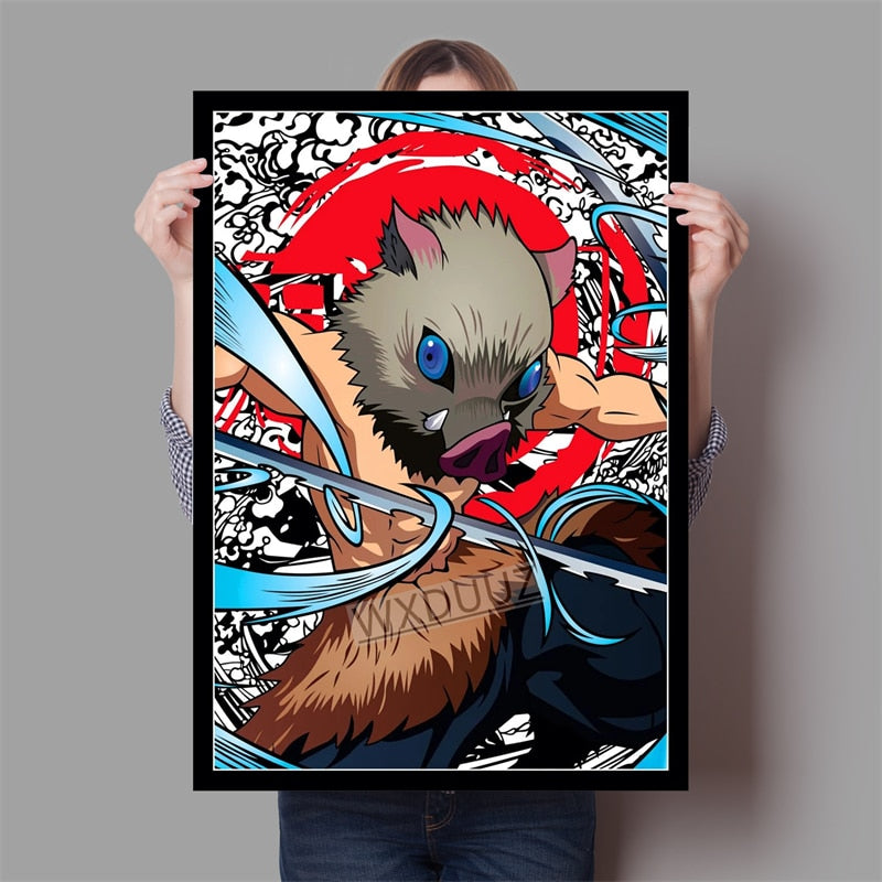 Demon Slayer Anime Canvas Wall Art