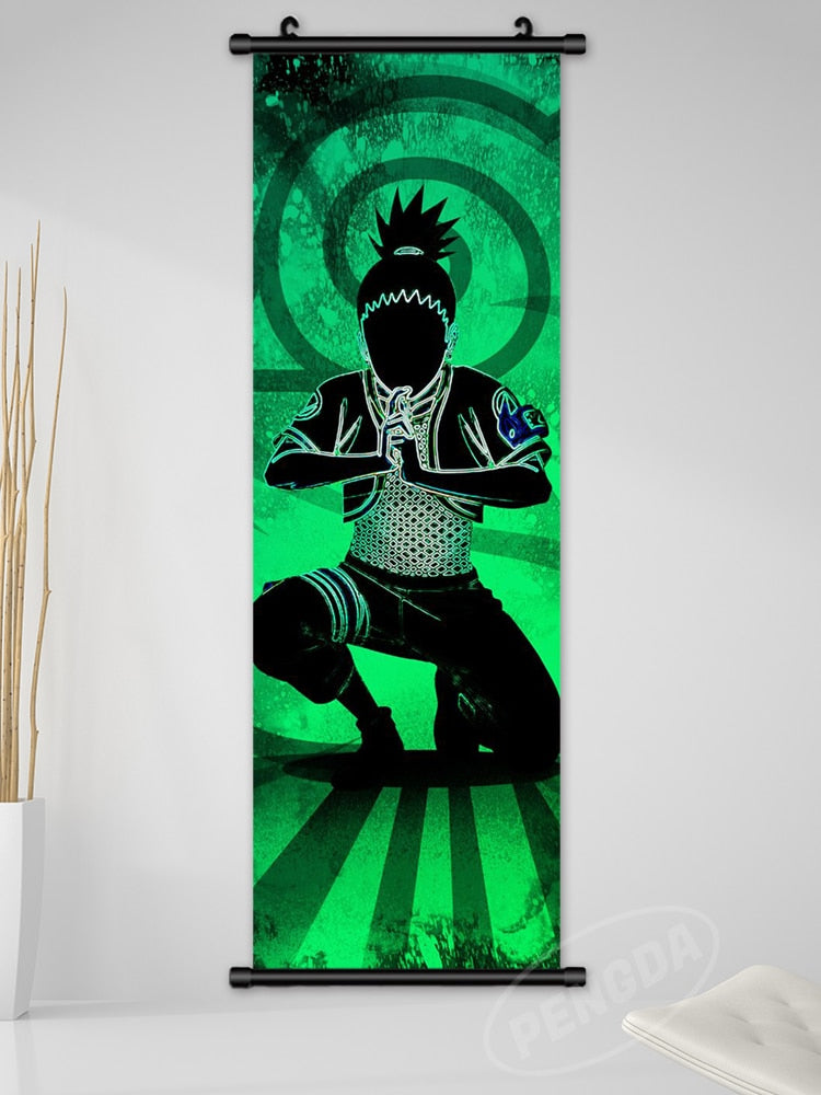 Anime Naruto Canvas Wall Art - Kakashi, Uzumaki, Minato Poster