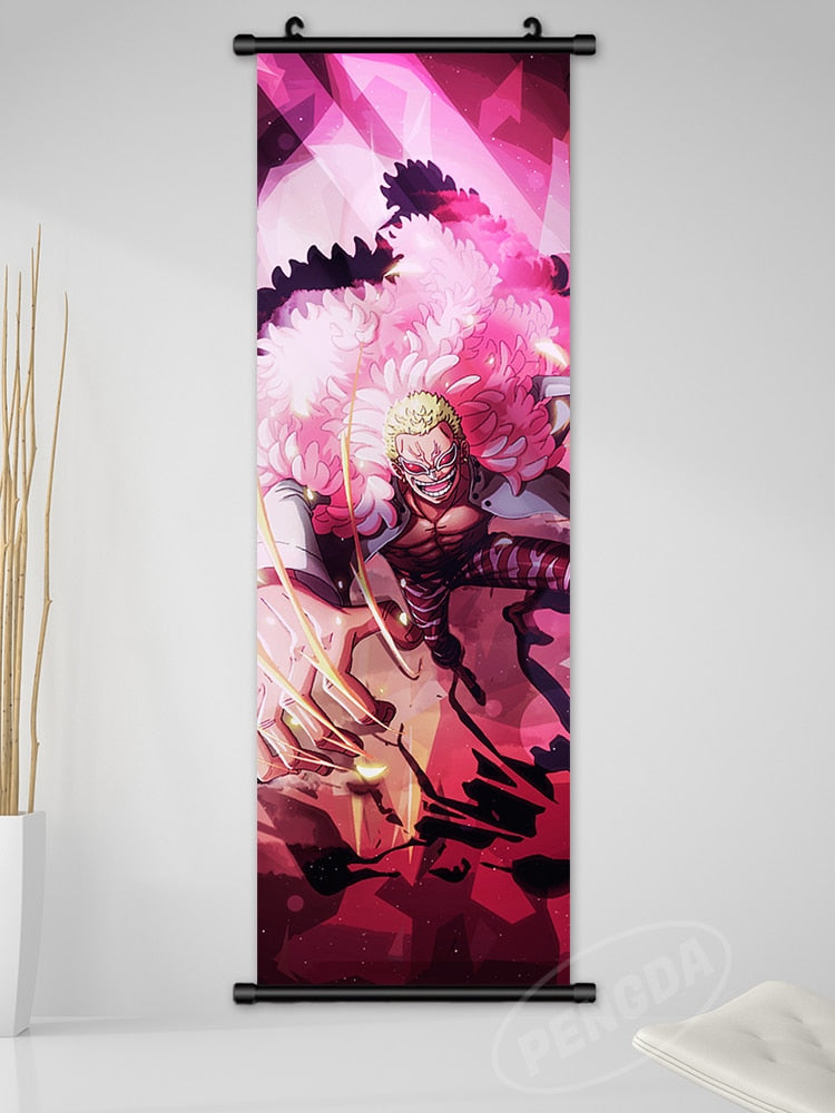 Anime One Piece Canvas Wall Art - Luffy, Nami, Zoro, Sanji, Hancock