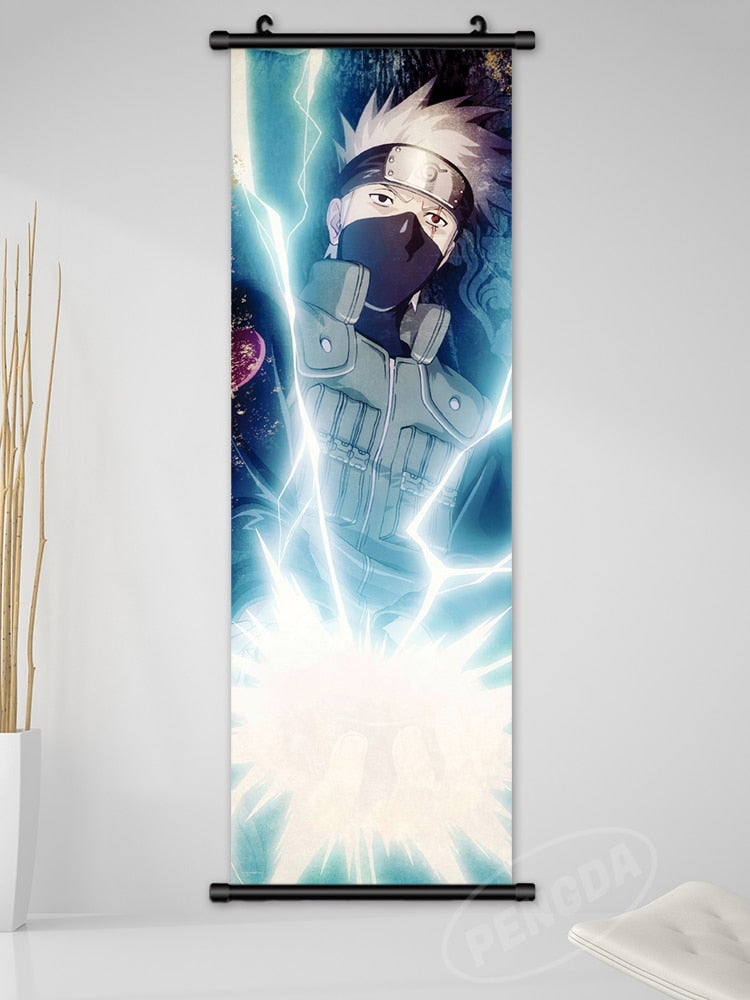 Anime Naruto Canvas Wall Art Kakashi Uzumaki Namikaze Poster Decoration