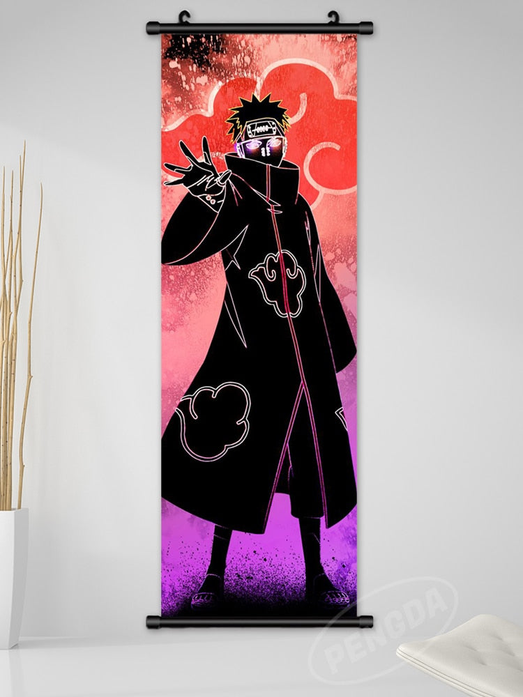 Anime Naruto Canvas Wall Art - Kakashi, Uzumaki, Minato Poster