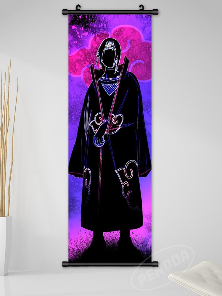 Anime Naruto Canvas Wall Art - Kakashi, Uzumaki, Minato Poster