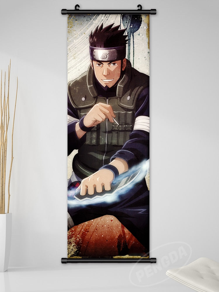 Anime Naruto Canvas Wall Art Kakashi Uzumaki Namikaze Poster Decoration