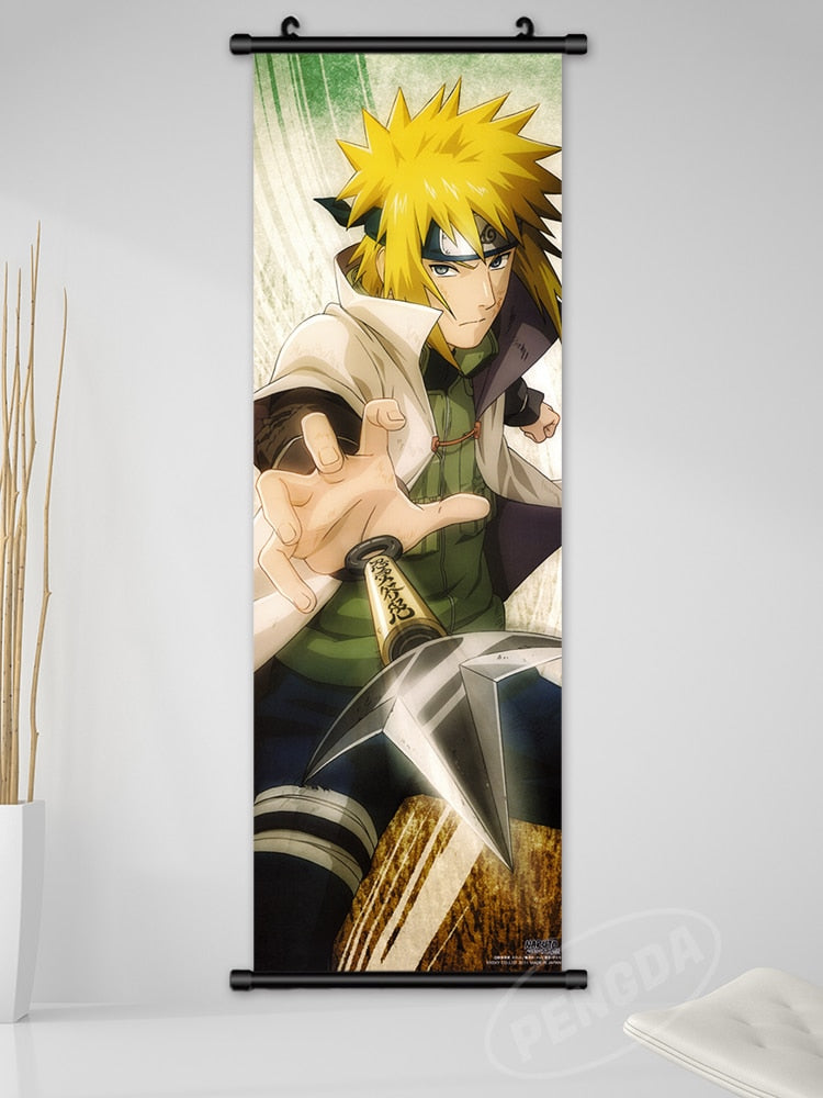 Anime Naruto Canvas Wall Art Kakashi Uzumaki Namikaze Poster Decoration