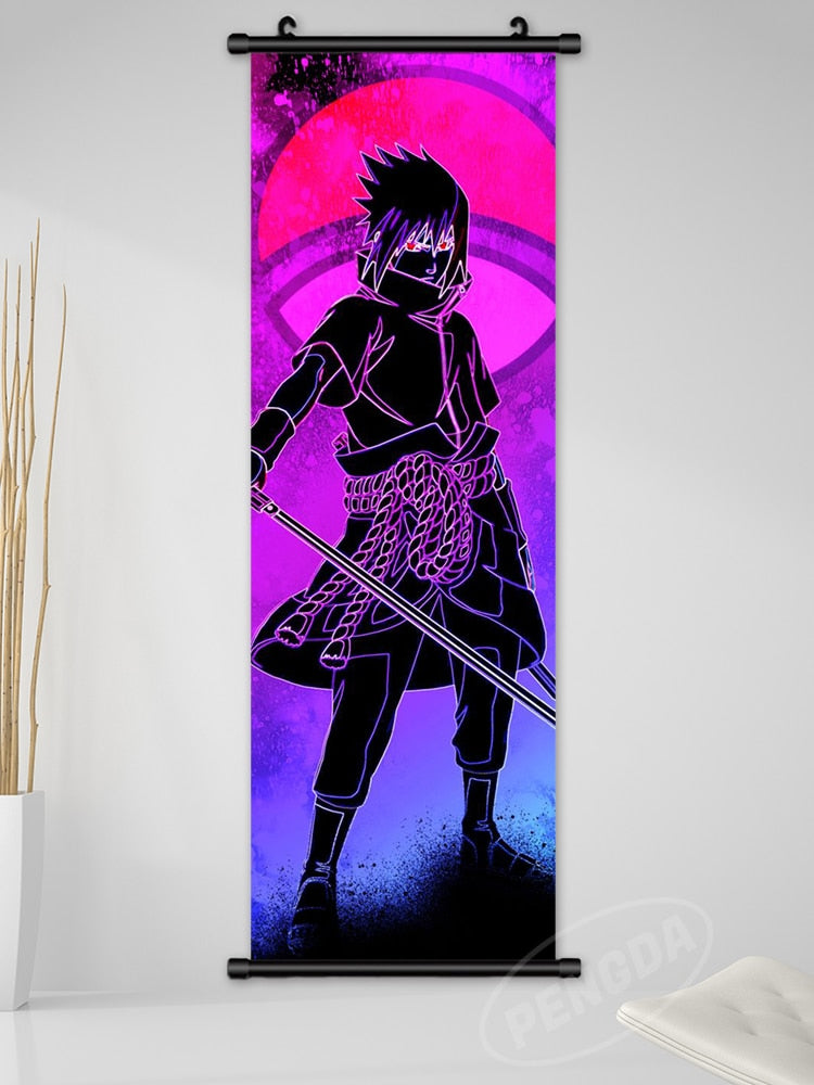 Anime Naruto Canvas Wall Art - Kakashi, Uzumaki, Minato Poster