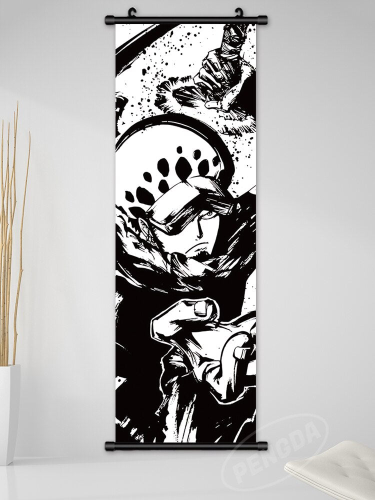 Anime One Piece Canvas Wall Art - Luffy, Nami, Zoro, Sanji, Hancock