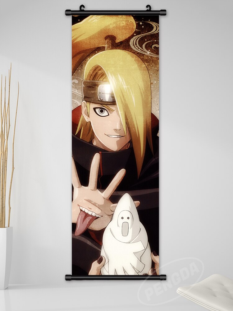 Anime Naruto Canvas Wall Art Kakashi Uzumaki Namikaze Poster Decoration