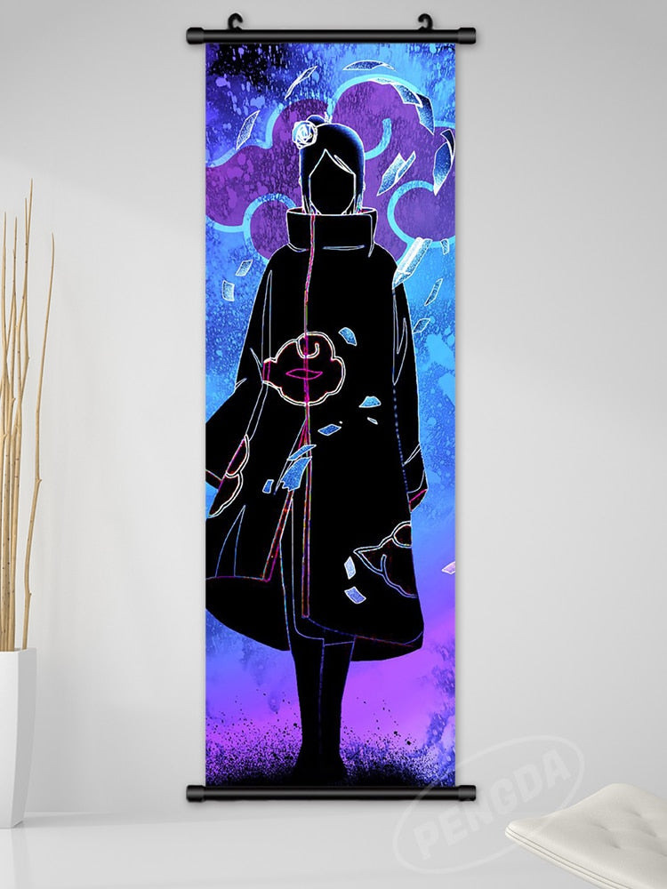 Anime Naruto Canvas Wall Art - Kakashi, Uzumaki, Minato Poster