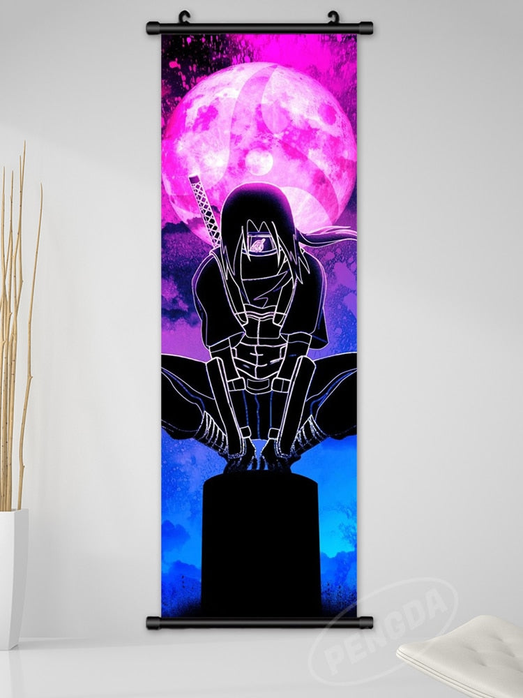 Anime Naruto Canvas Wall Art - Kakashi, Uzumaki, Minato Poster