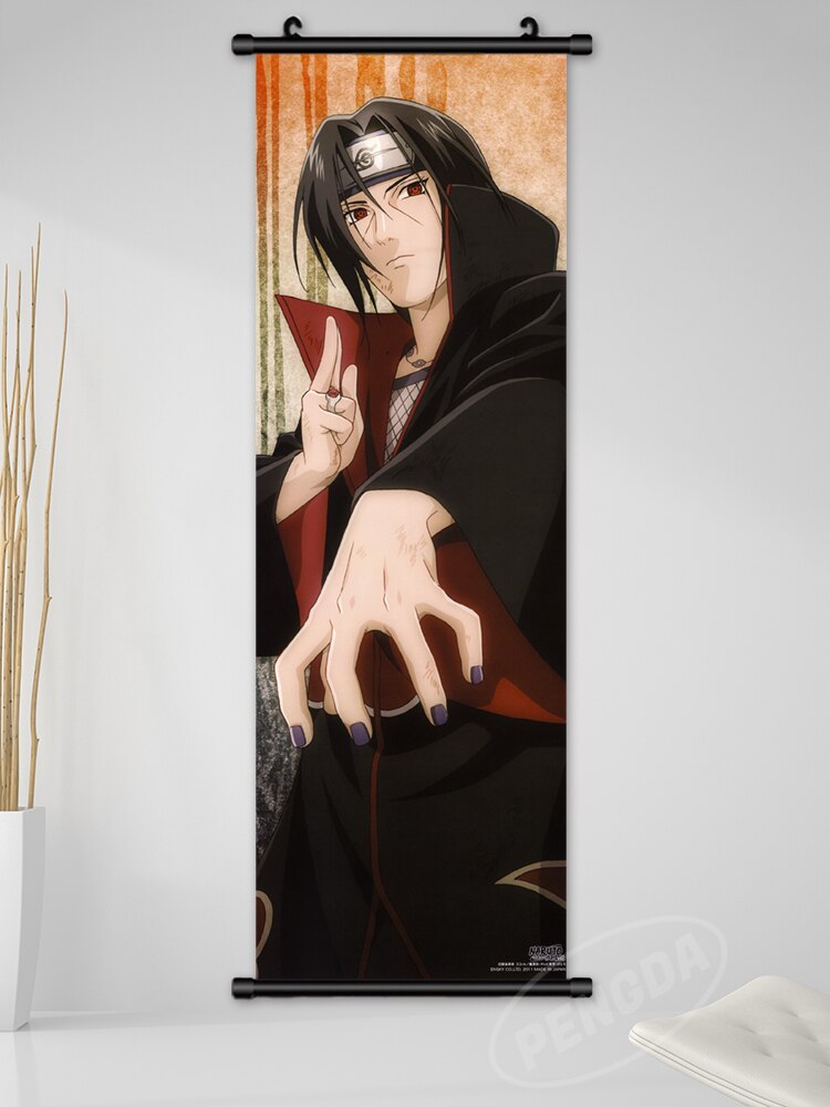 Anime Naruto Canvas Wall Art Kakashi Uzumaki Namikaze Poster Decoration