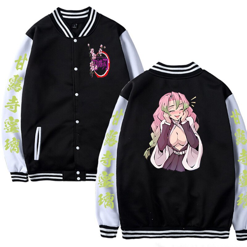 New Demon Slayer Anime Baseball Jacket for Women