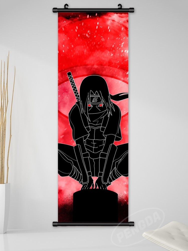 Anime Naruto Canvas Wall Art - Kakashi, Uzumaki, Minato Poster