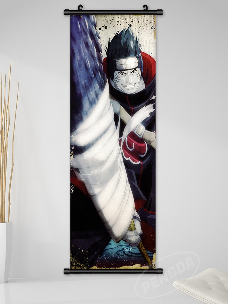 Anime Naruto Canvas Wall Art Kakashi Uzumaki Namikaze Poster Decoration