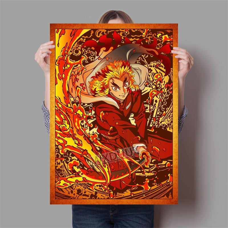 Demon Slayer Anime Canvas Wall Art