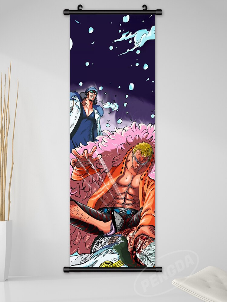 Anime One Piece Canvas Wall Art - Luffy, Nami, Zoro, Sanji, Hancock