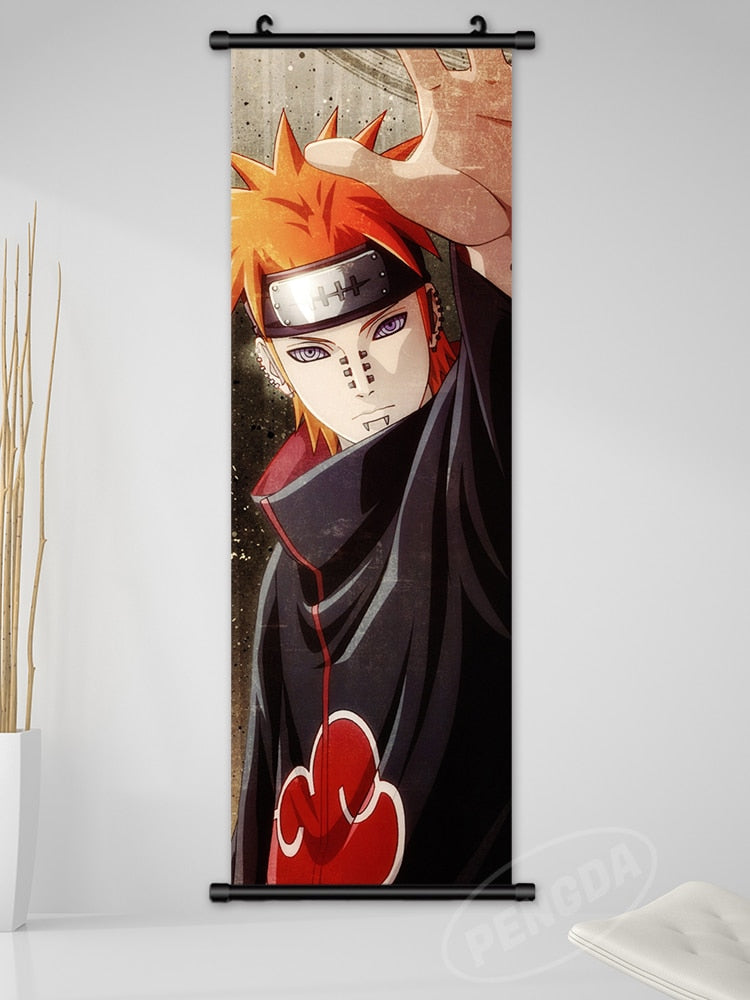 Anime Naruto Canvas Wall Art Kakashi Uzumaki Namikaze Poster Decoration