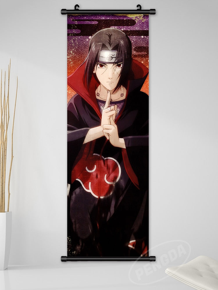 Anime Naruto Canvas Wall Art Kakashi Uzumaki Namikaze Poster Decoration