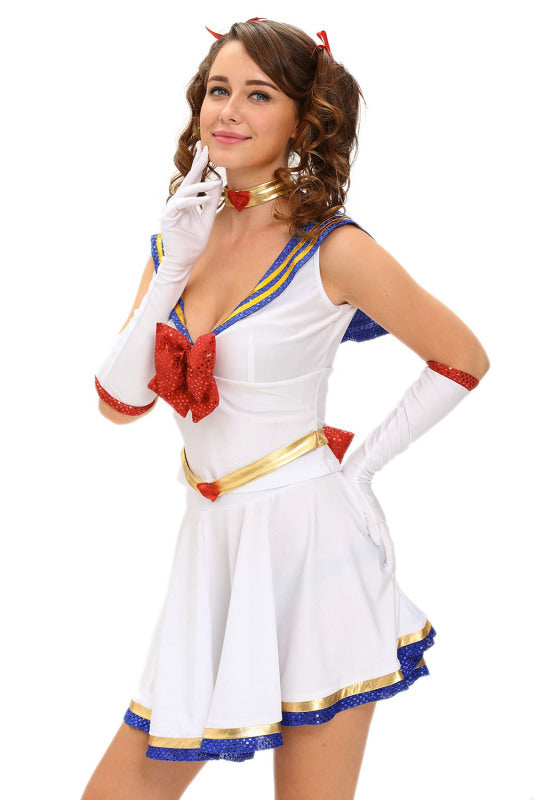 5pcs Anime Sailor Heroine Costume