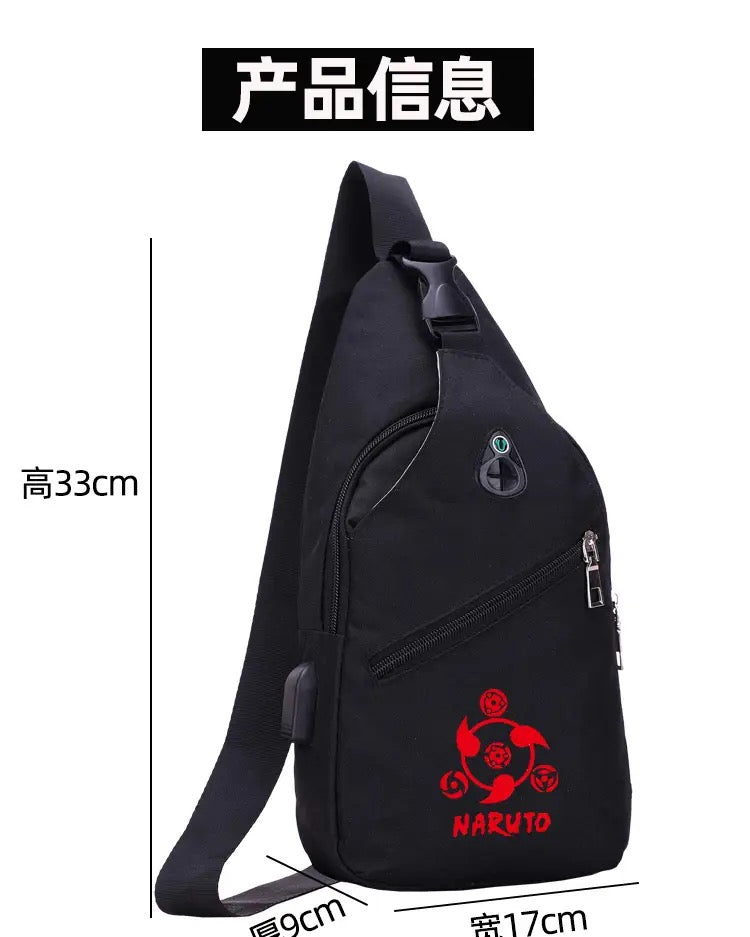 Naruto Unisex Chest Backpack