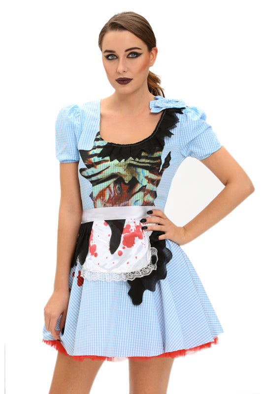 Zombie Kansas Girl Adult Halloween Costume