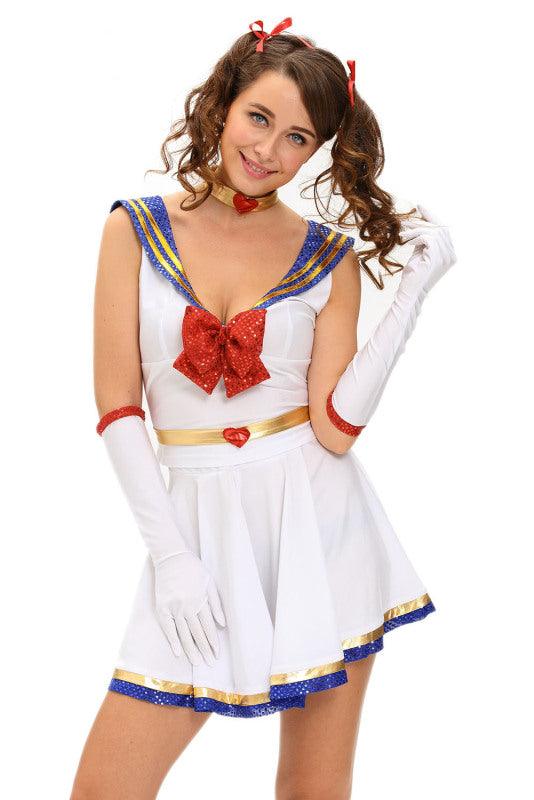 5pcs Anime Sailor Heroine Costume