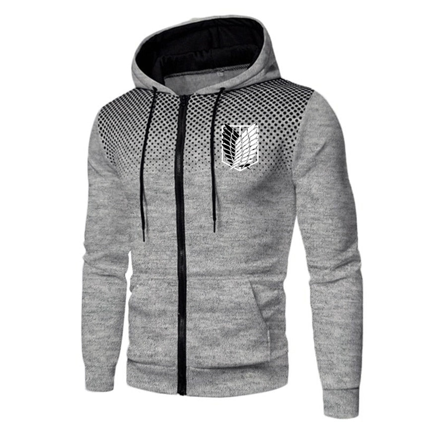 Attack on Titan High Street Velvet Zipper Hoodie