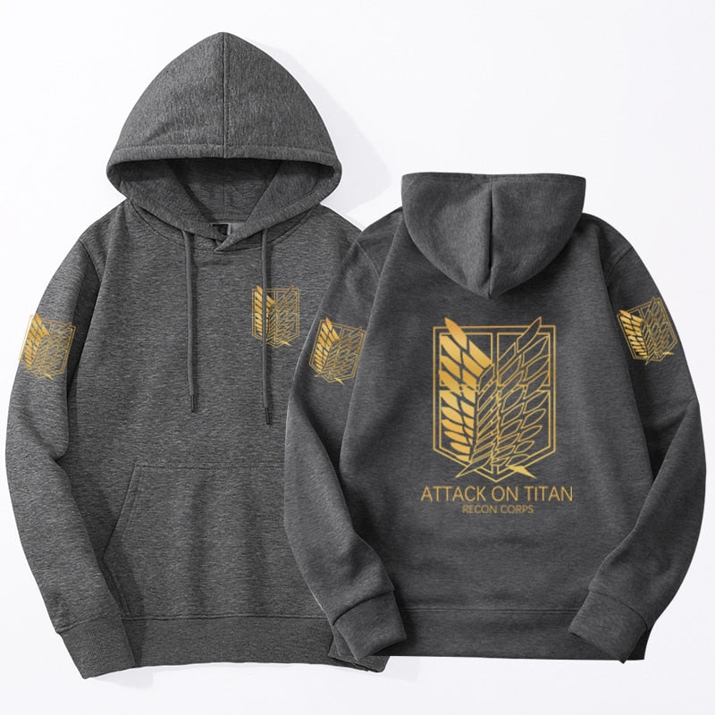 Attack On Titan Crewneck Printed Hoodies