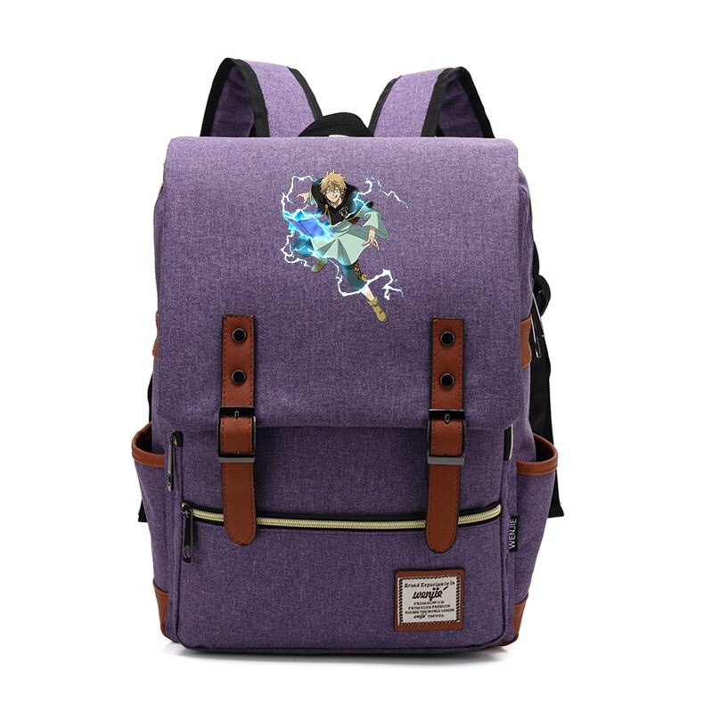 Black Clover laptop Backpack