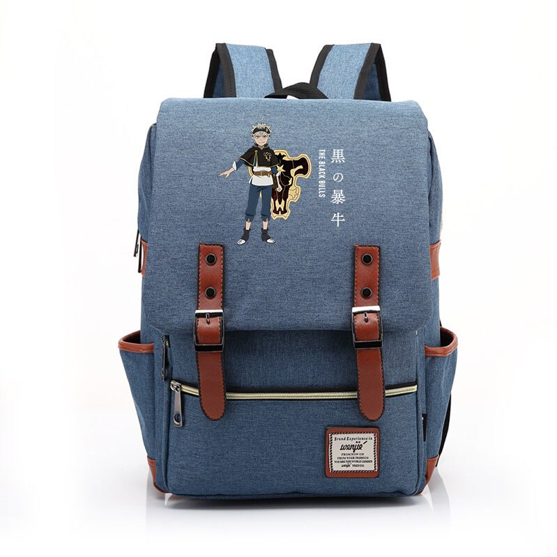 Black Clover laptop Backpack